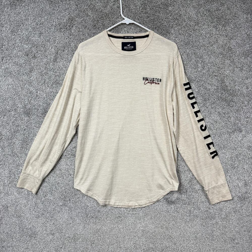 Hollister Shirt Mens Large California Logo Skater Layering Surf Streetwear Urban